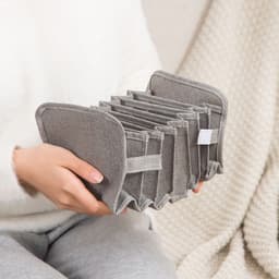 image-Underwear storage box drawer type bra and underwear storage compartment women's wardrobe finishing household foldable compression box