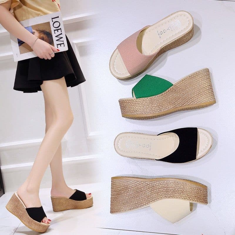 image-Women's high heel slippers 34-43