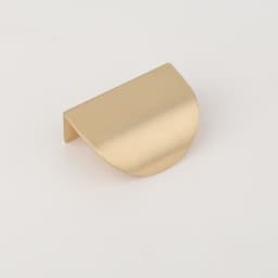 image-Source manufacturers leaf-shaped zinc alloy handles Nordic minimalist punch-free drawers zinc alloy copper wire drawing