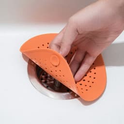 image-Creative anti-clogging round suction cup silicone floor drain kitchen sink anti-clogging filter household bathroom sewer