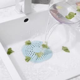 image-Creative anti-clogging round suction cup silicone floor drain kitchen sink anti-clogging filter household bathroom sewer