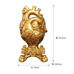 image-Creative Heart Vase Home Decoration Living Room Desktop Decoration Retro Octopus Flower Cross-border Hot Handicraft