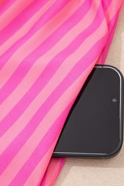 image-Rose Striped Print Bow Detail Short Puff Sleeve Mini Dress