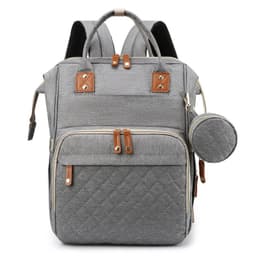 image-2022 new portable baby cot mother and baby bag can be hung stroller baby bottle diaper large capacity backpack mother bag