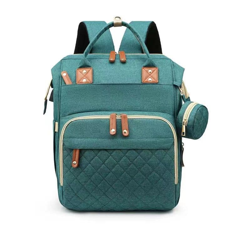 image-2022 new portable baby cot mother and baby bag can be hung stroller baby bottle diaper large capacity backpack mother bag