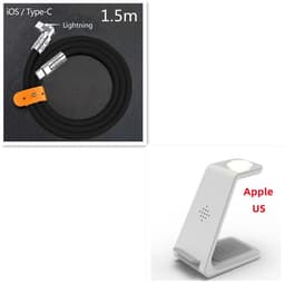 image-3 In 1 Fast Charging Station Wireless Charger Stand Wireless Quick Charge Dock For Phone Holder