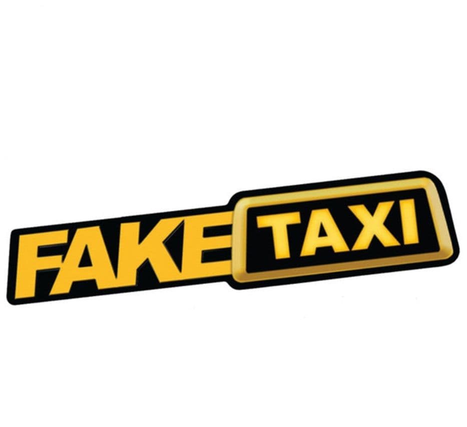 image-Fake Taxi Drifting Sign Funny Car Sticker