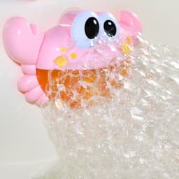 image-Crab spit bubble machine children play water vibrato with the same model blowing baby bathtub bath baby bathroom bath toys