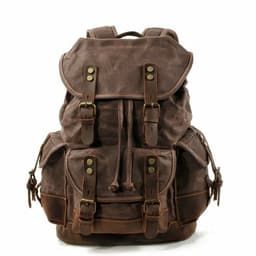 image-High Quality Canvas Stitching Mountaineering Backpack