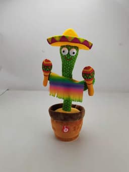 image-Dancing cactus, vibrato, the same twisted cactus, hilarious cactus, electric plush toys wholesale