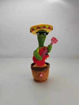 image-Dancing cactus, vibrato, the same twisted cactus, hilarious cactus, electric plush toys wholesale
