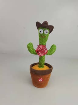 image-Dancing cactus, vibrato, the same twisted cactus, hilarious cactus, electric plush toys wholesale