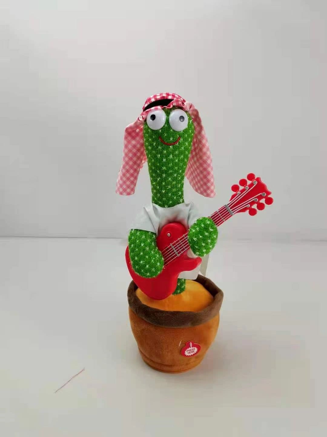 image-Dancing cactus, vibrato, the same twisted cactus, hilarious cactus, electric plush toys wholesale