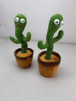 image-Dancing cactus, vibrato, the same twisted cactus, hilarious cactus, electric plush toys wholesale