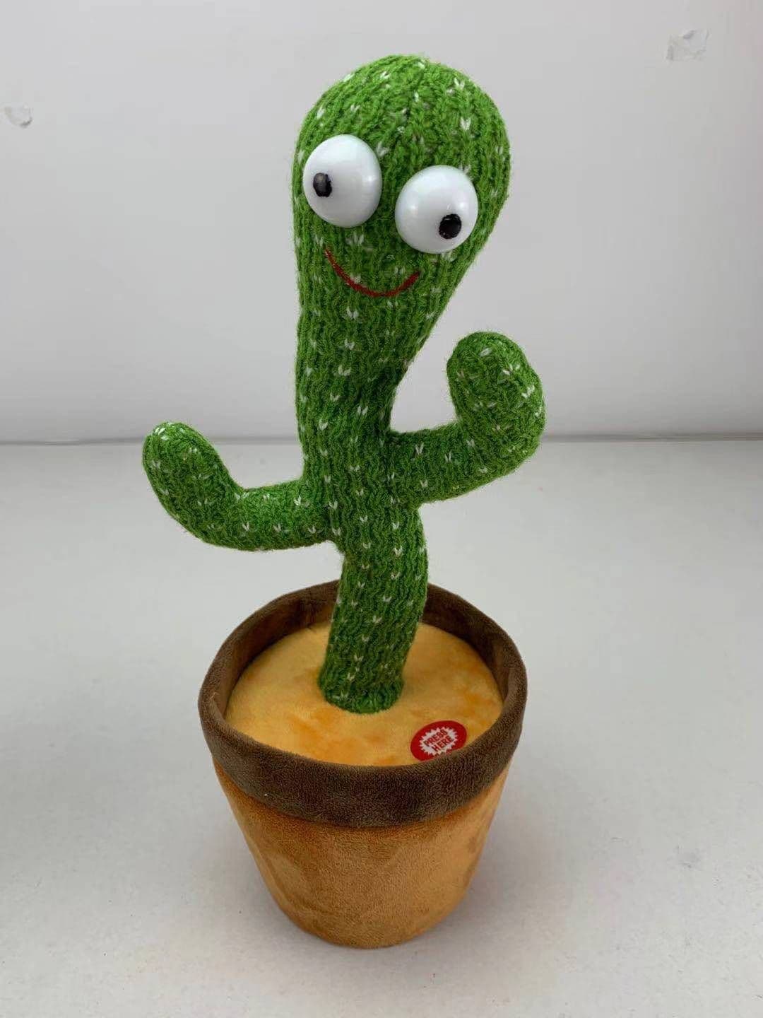 image-Dancing cactus, vibrato, the same twisted cactus, hilarious cactus, electric plush toys wholesale