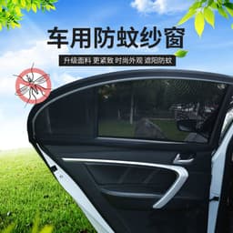 image-Cross-border Amazon car curtain sunscreen car door side window sunshade car user outdoor mosquito screen car window cover