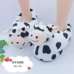 image-Poop slippers emoji expression all-inclusive cotton shoes half-cup poop cotton slippers funny men and women couples ready stock