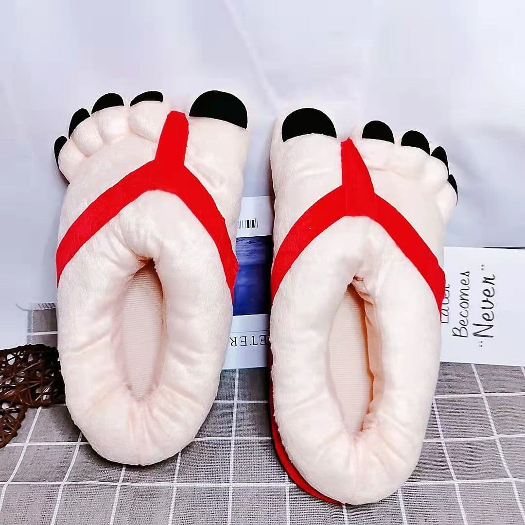 image-Poop slippers emoji expression all-inclusive cotton shoes half-cup poop cotton slippers funny men and women couples ready stock