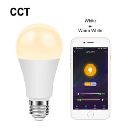 image-Cross-border Five-way Smart WiFi Bulb Colorful Color Change Alexa Google Voice Controlled LED Bulb Light