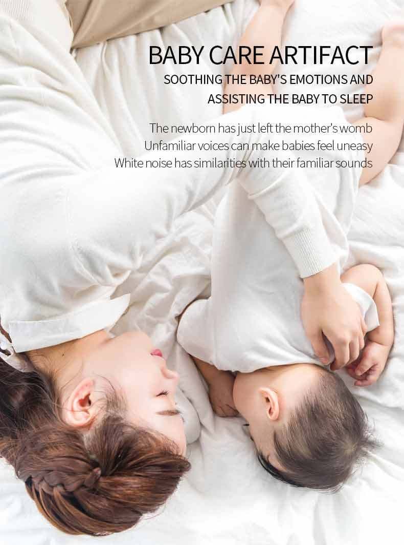 image-2021 new product spot portable sleep instrument baby sleep comfort instrument white noise machine music light sleep instrument
