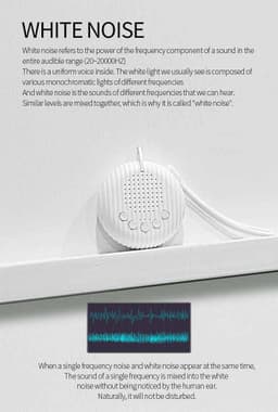 image-2021 new product spot portable sleep instrument baby sleep comfort instrument white noise machine music light sleep instrument