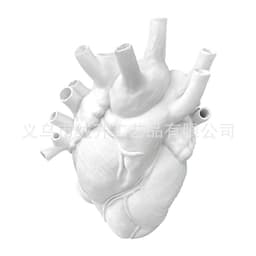 image-2021 cross-border hot style heart vase resin ornaments home decoration ornaments resin crafts ornaments