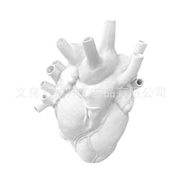 image-2021 cross-border hot style heart vase resin ornaments home decoration ornaments resin crafts ornaments