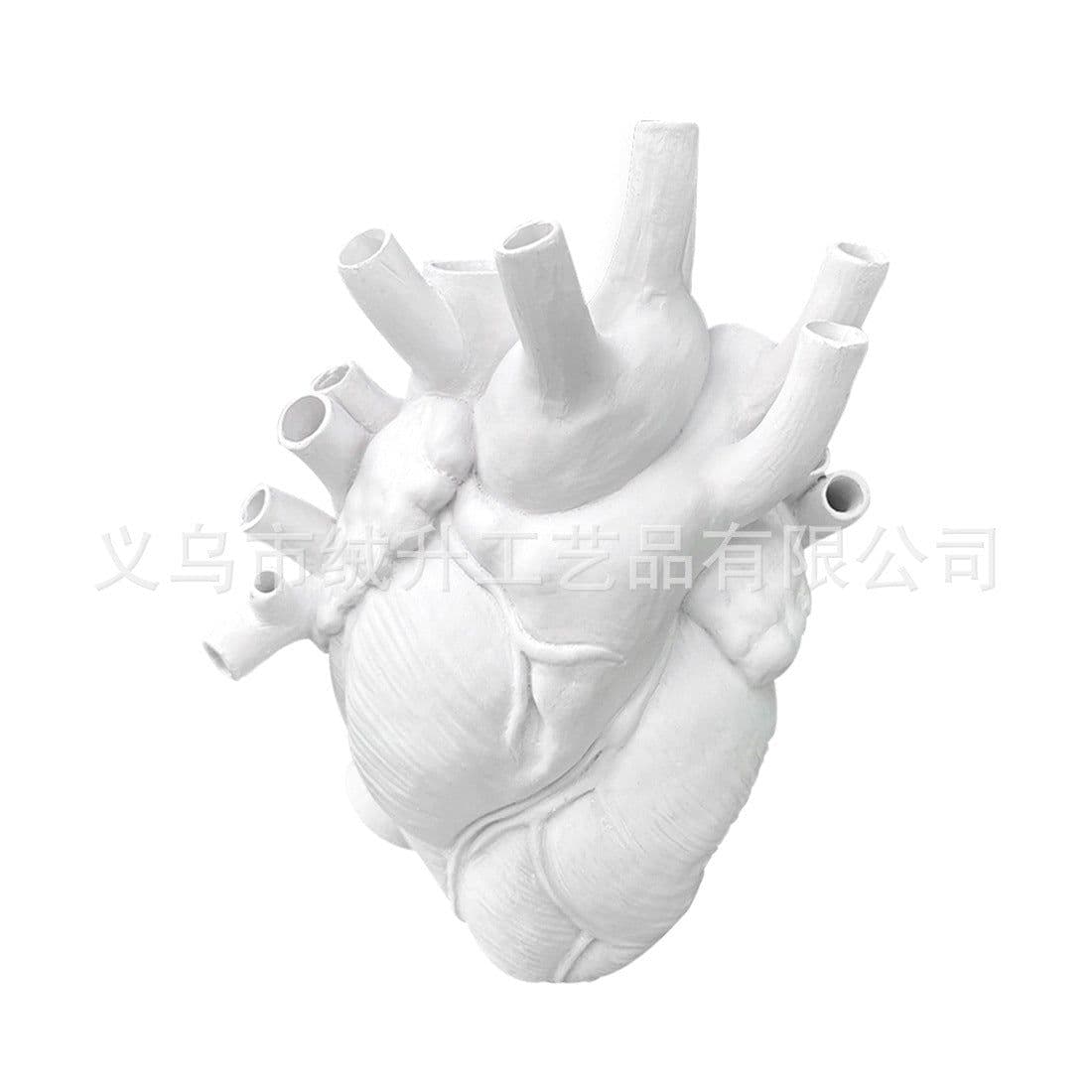 image-2021 cross-border hot style heart vase resin ornaments home decoration ornaments resin crafts ornaments