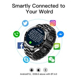 image-LIGE/Lige's new smart watch upgrade smart wearable watch pedometer heart rate blood oxygen detection