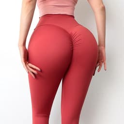 image-lulu yoga pants women's European and American waist waist hip high waist cross-border AliExpress hot sale new peach hip fitness trousers