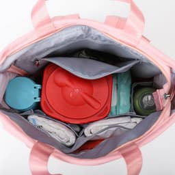 image-Portable nylon water repellent mommy bag tide mom girl portable dry and wet separation mother and baby bag can be customized LOGO mother bag