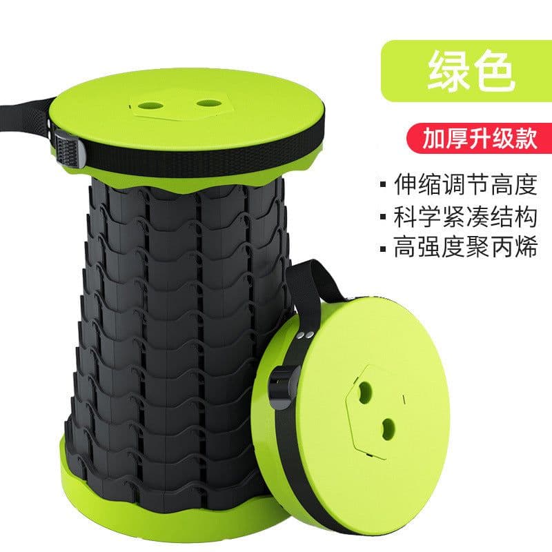 image-Retractable stool folding stool wholesale outdoor portable pony fishing sketch camping folding chair household shoe changing stool