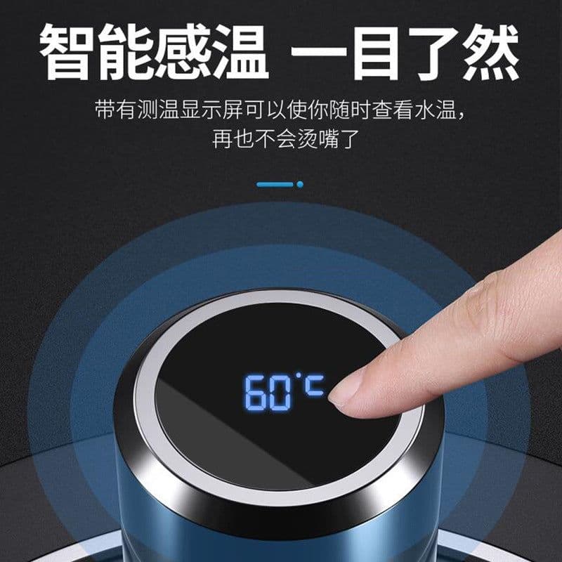 image-Intelligent temperature measuring mug LED touch display temperature water cup creative business meeting gift lettering printed LOGO