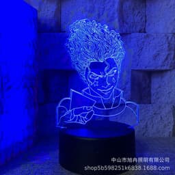 image-3D night light cross-border supply full-time hunter magician Xisuo USB touch colorful touch remote control animation system