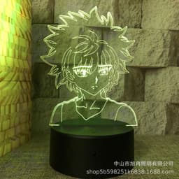 image-3D night light cross-border supply full-time hunter magician Xisuo USB touch colorful touch remote control animation system