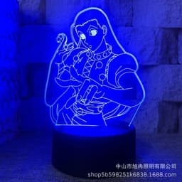 image-3D night light cross-border supply full-time hunter magician Xisuo USB touch colorful touch remote control animation system