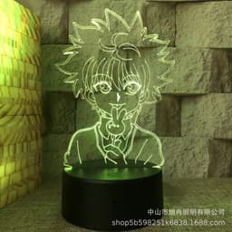 image-3D night light cross-border supply full-time hunter magician Xisuo USB touch colorful touch remote control animation system