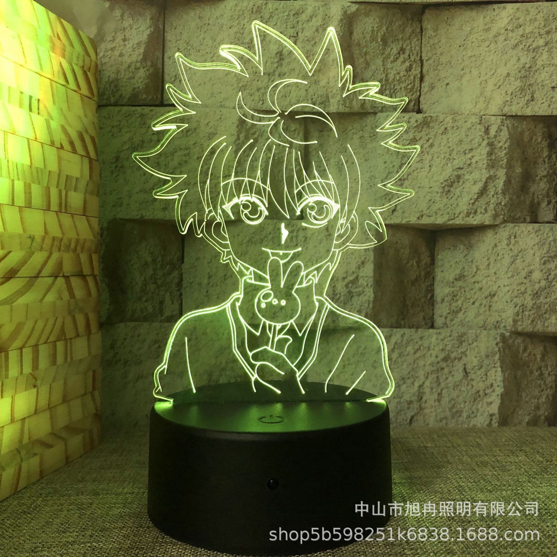 image-3D night light cross-border supply full-time hunter magician Xisuo USB touch colorful touch remote control animation system