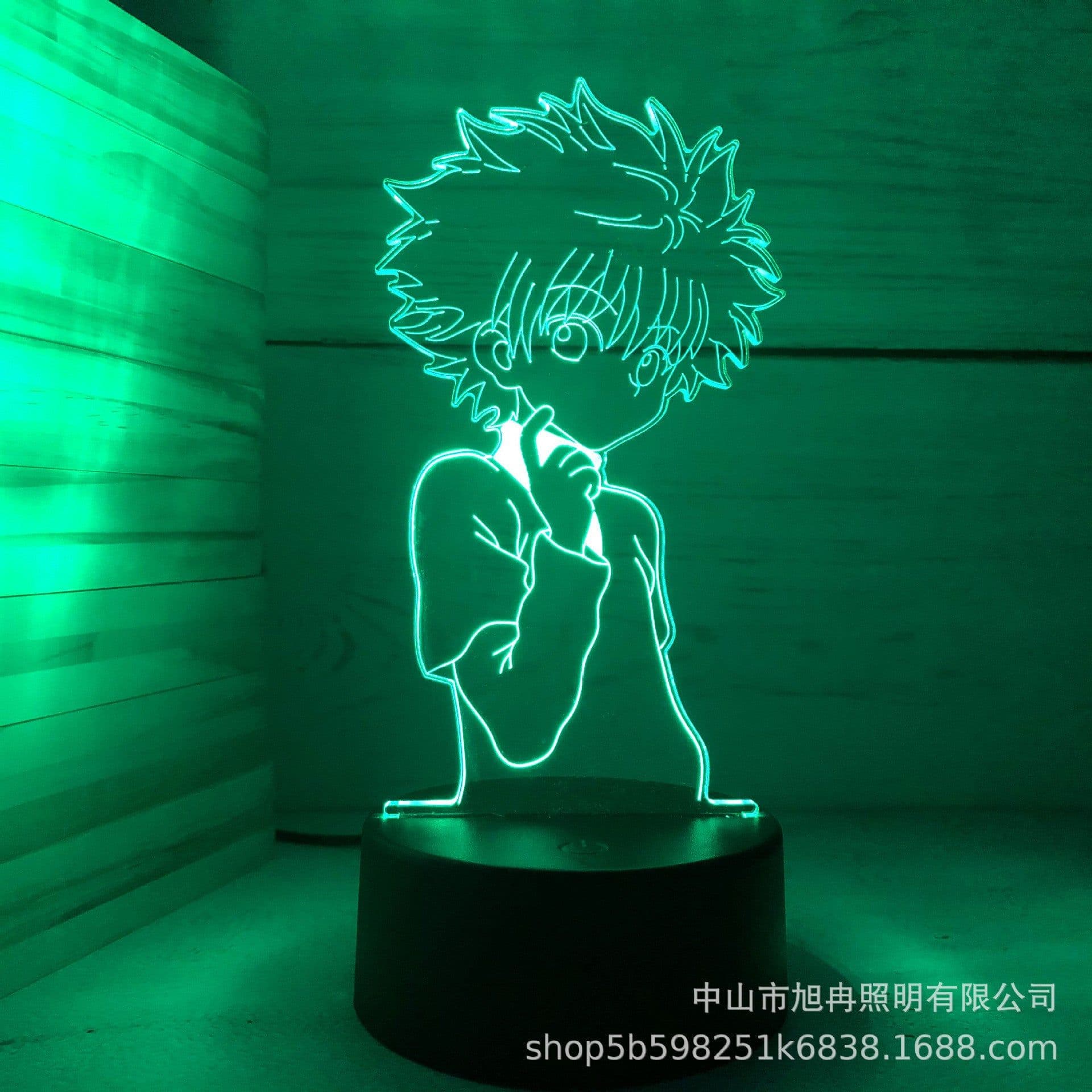 image-3D night light cross-border supply full-time hunter magician Xisuo USB touch colorful touch remote control animation system