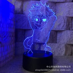 image-3D night light cross-border supply full-time hunter magician Xisuo USB touch colorful touch remote control animation system