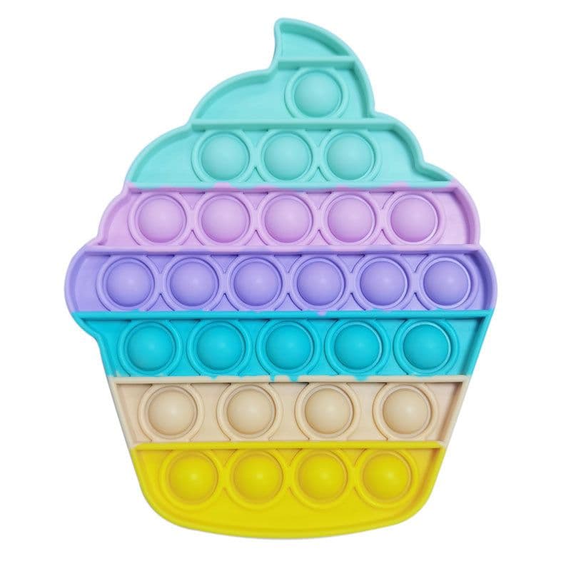 image-Beautiful Push Pop Fidget Sensory Toy- Ice Cream Collection