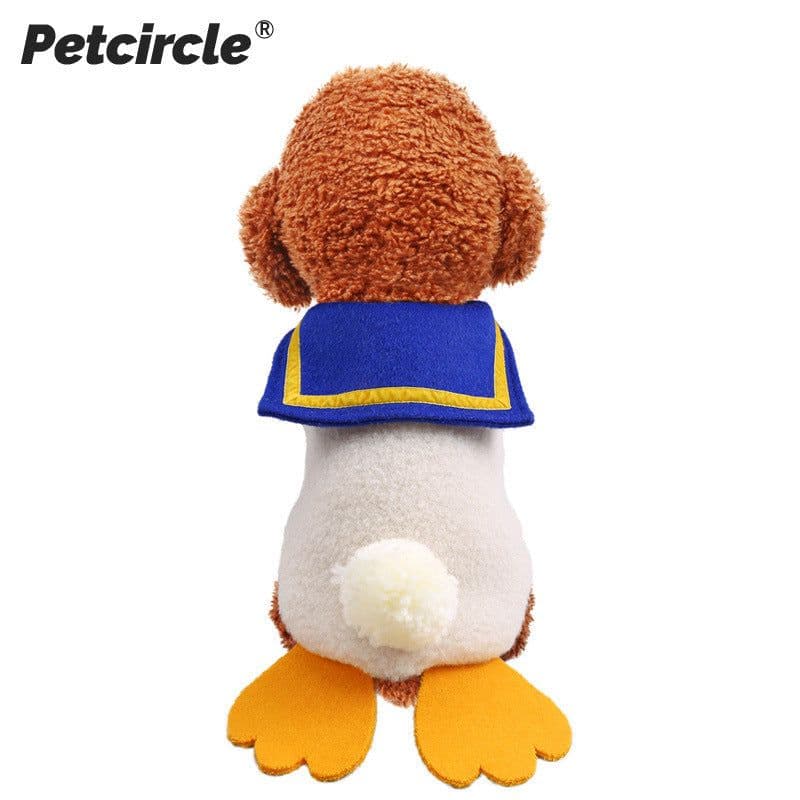 image-Halloween Pet Cosplay Costume Cat & Dog Outfits-Donald Duck