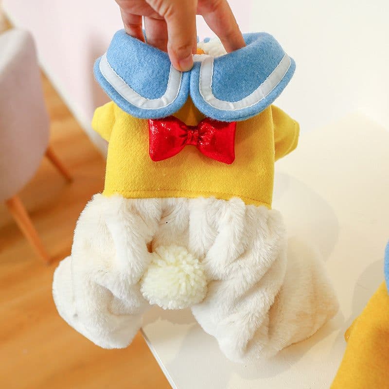 image-Halloween Pet Cosplay Costume Cat & Dog Outfits- Donald Duck