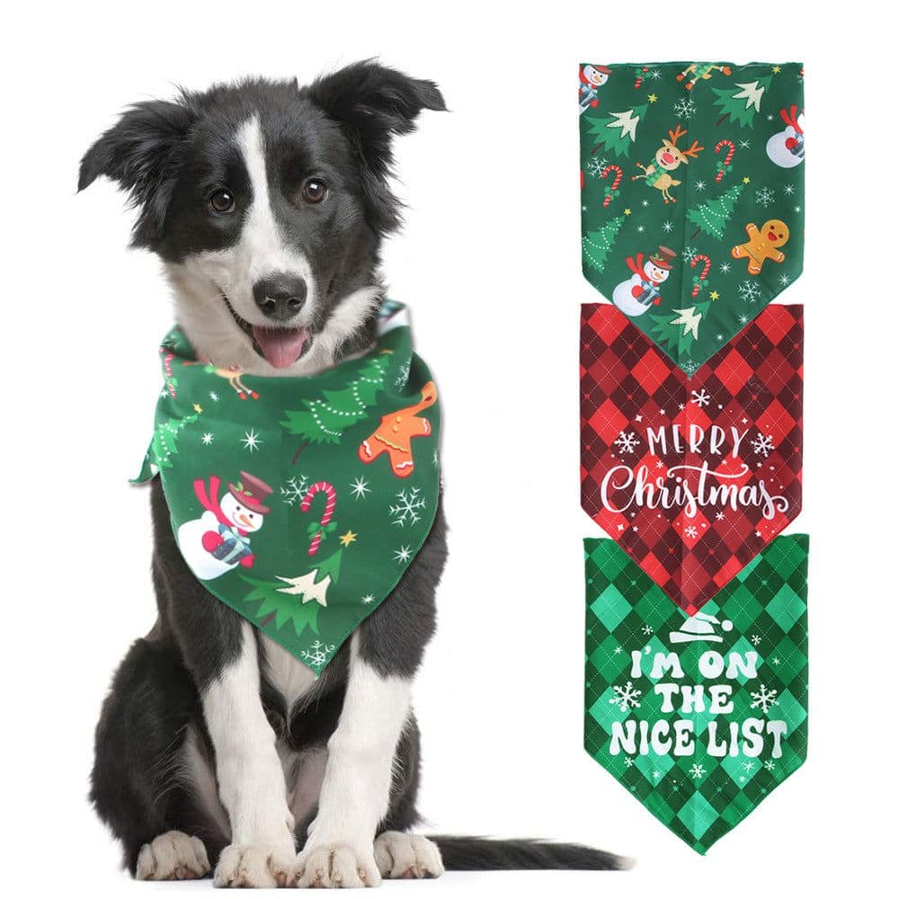 image-HOT SALES Pets bibs Christmas Pets Bibs Limited Edition