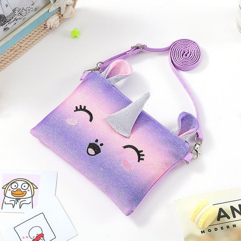image-HOT SALE Own Design Unicorn Girls Bag - Cross Body Bag
