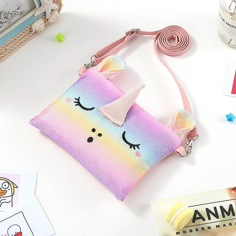 image-HOT SALE Own Design Unicorn Girls Bag - Cross Body Bag