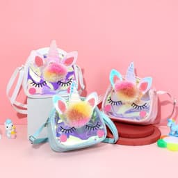 image-HOT SALE Own Design Unicorn Girls Bag - Cross Body Bag