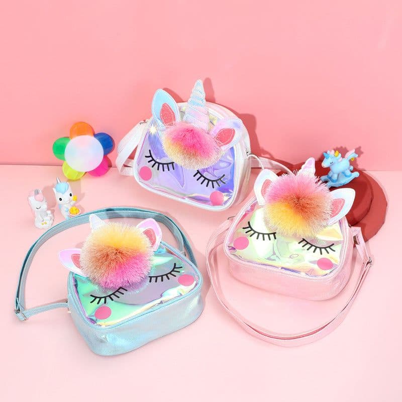 image-HOT SALE Own Design Unicorn Girls Bag - Cross Body Bag