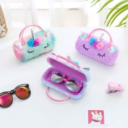 image-HOT SALE Own Design Unicorn Glasses bag Girls Bag
