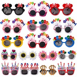 image-Happy Birthday Glasses Photo Booth Props For Birthday Party Kids Glasses Party Supplies Party Favor Accessories